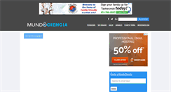 Desktop Screenshot of mundociencia.com