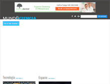 Tablet Screenshot of mundociencia.com